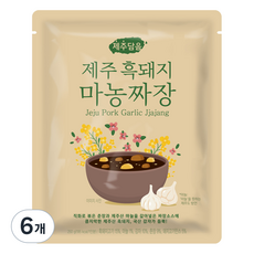 오뚜기 제주담음 제주 흑돼지 마농짜장, 250g, 6개