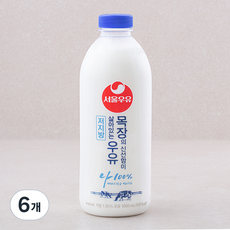 서울우유 목장의 신선함이 살아있는 우유 저지방, 1L, 6개