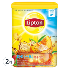 립톤 아이스티 복숭아, 770g, 2개