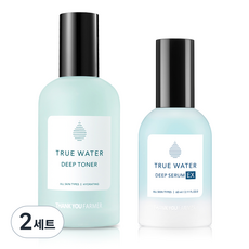 땡큐파머 트루 워터 딥 토너 150ml + 딥 세럼EX 60ml, 2세트