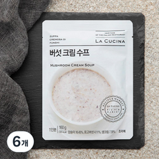 라쿠치나 버섯 크림 스프 (냉장), 160g, 6개