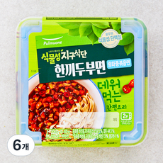 풀무원 식물성 지구식단 한끼두부면 중화풍볶음면, 220g, 6개