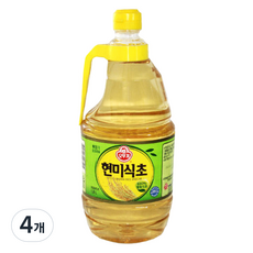 오뚜기 현미식초, 1.8L, 4개