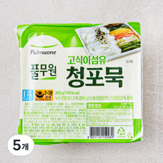 풀무원 고식이섬유 청포묵, 300g, 5개
