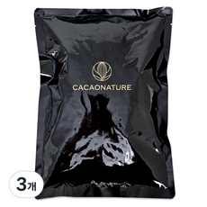 쿠킹스토리 카카오네이처 화이트 컴파운드 코팅 초콜릿, 1kg, 3개