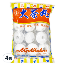 TALENT 天嶸 大奈香腦丸, 衣物/書櫃防蟲除臭, 450g, 4包