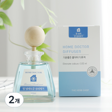 더허브샵 홈닥터 디퓨져, 방냄새&잡냄새제거, 100ml, 2개