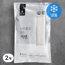 네니아 우리 쌀로 만든 미면 2mm (냉동), 1kg, 2개