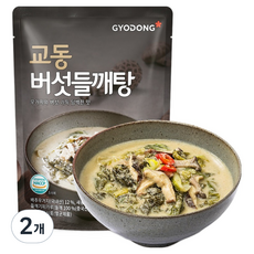 교동식품 버섯들깨탕, 500g, 2개