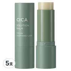 TONYMOLY 積雪草鎮靜精華棒 CICA SOLUTION BALM 積雪草舒緩護理, 10g, 5支