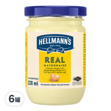 HELLMANN'S 美乃滋 經典原味, 220ml, 6罐