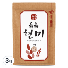 옳음애 국내산 현미, 5kg, 3개 5kg, 3개