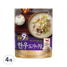 주부9단 목우촌 한우 도가니탕, 450g, 4개