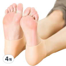 정월나나 발뒷꿈치 실리콘 보호 패드 스킨, 2개입, 4개
