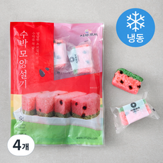 시루조아 수박모양 설기 6개입 (냉동), 420g, 4개