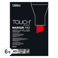 TOUCH 新韓Maca貼片 20片, A5, 6個