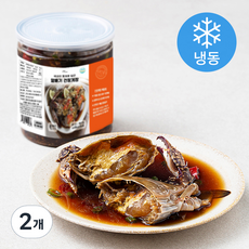 초록햇살 국내산 꽃게로 담근 알배기 간장게장 (냉동), 700g, 2개