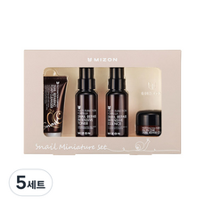 미즈온 스네일 리페어 라인 미니어쳐 여행용 4종 세트, 5세트 5세트