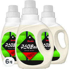 쉬슬러 구스다운워시 전용 세탁세제 본품, 650ml, 6개