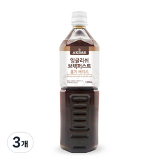 아크바 잉글리쉬 브렉퍼스트 홍차 베이스, 1L, 3개