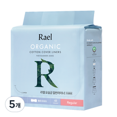 라엘 남녀공용 요실금 라이너, 레귤러, 48개입, 5개