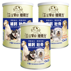 wow wow baby 汪汪寶貝 增骨力, 含軟骨素與葡萄糖胺, 骨骼強化, 添加8種維生素, 犬貓適用, 關節保健, 3罐