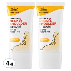타이거밤 넥앤숄더 크림, 50g, 4개