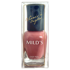 MILD'S 曼思 水性可剝指甲油 優雅粉 7ml, 無需卸甲水, 輕鬆變換指彩, 1瓶