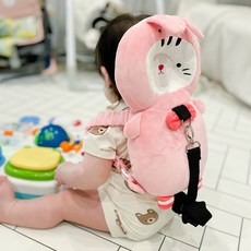 아이끌레 유아용 아이쿵 머리 보호대 170g, 핑크토끼, 1개