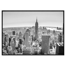 紐約 New York 黑白城市景觀畫, 1個