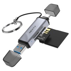 Nextu Karimi Black Box 多功能 SD 讀卡器, 9723TC-OTG, 銀, 1個