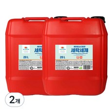 줌 베이직 베이킹소다 담은 액체세탁 세제, 20L, 2개 20L, 2개