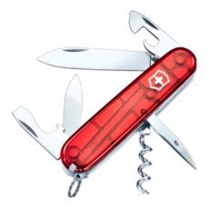 VICTORINOX 瑞士維氏 斯巴達 紅色透明 瑞士刀, 1個