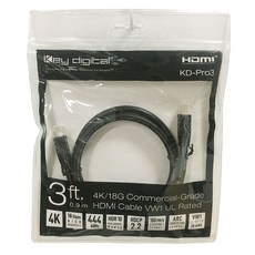 키디지털 HDMI 모니터 케이블 KD-Pro3, 1개, 0.9m
