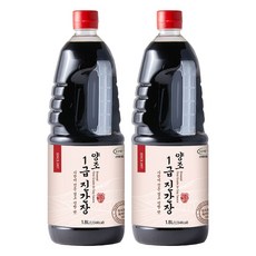 신앙촌 양조 1급 진간장, 1.8L, 2개