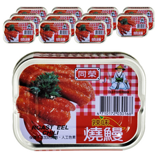 同榮 辣味燒鰻易開罐12罐組, 香辣夠味, 即食下飯, 方便快捷, 12罐, 100g