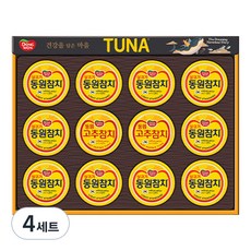 동원 참치 O-12호 + 쇼핑백 선물세트, 4세트