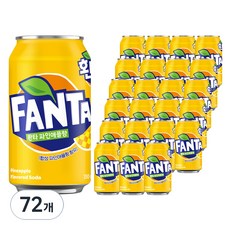 환타 파인애플향, 350ml, 72개
