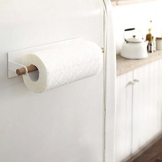 Velobi磁吸廚房毛巾抹布架, 白色的, 1個