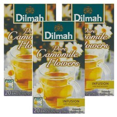 Dilmah 帝瑪洋甘菊茶, 20茶包，30g，不含咖啡因, 1.5g, 20包, 3盒