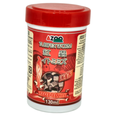 AZOO 愛族 乾燥紅蟲 130ml/15g 高蛋白營養飼料, 1瓶