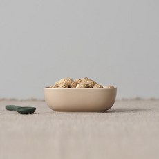 보울보울 국산 레트로라인 오발미니볼, 카라멜베이지, 1개