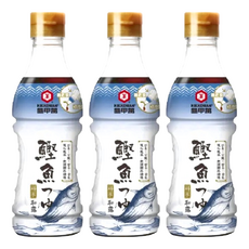 KIKKOMAN 龜甲萬 料亭和露柴魚, 日式風味醬油 鰹魚風味 擠壓瓶, 360ml, 3瓶
