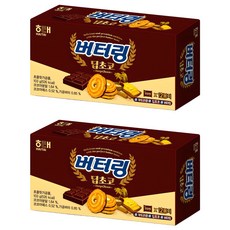 해태제과 버터링 딥초코 12p, 103g, 2개