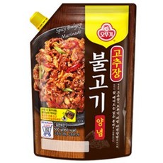 오뚜기 고추장 불고기 양념 스파우트팩, 1개, 500g