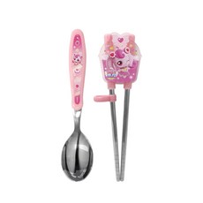 르번 국산 새콤달콤 캐치티니핑 스푼 + 양손 교정젓가락 세트, 하츄핑, 스푼 + 교정젓가락, 1세트