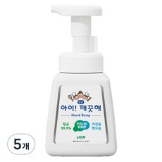아이깨끗해 키친용 핸드솝 바질향, 250ml, 5개