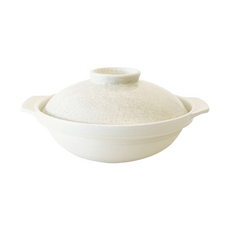 GINPO 銀峯 日本製墨貫入系列 8號湯鍋/陶鍋, 手工上釉 質感獨特, 高溫耐受 均勻導熱, 保溫持久 烹調佳品, 25cm, 1個