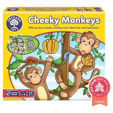 ORCHARD TOYS 頑皮小猴 Cheeky Monkeys 幼兒桌遊 3D立體樹, 頑皮小猴 Cheeky Monkeys Game, 1盒