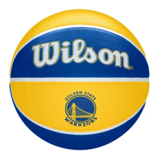 Wilson NBA 隊徽系列 21 勇士隊 7號 橡膠籃球, WTB1300XBGOL, 1個